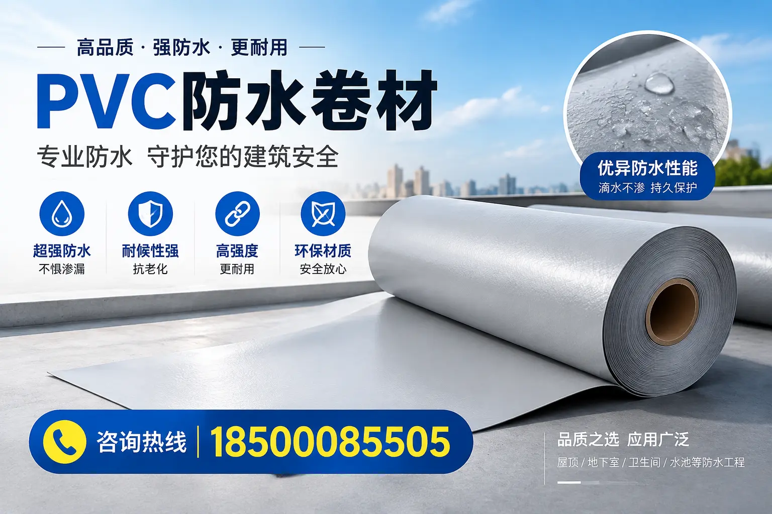 昆明地区pvc防水卷材的市场现状与发展趋势