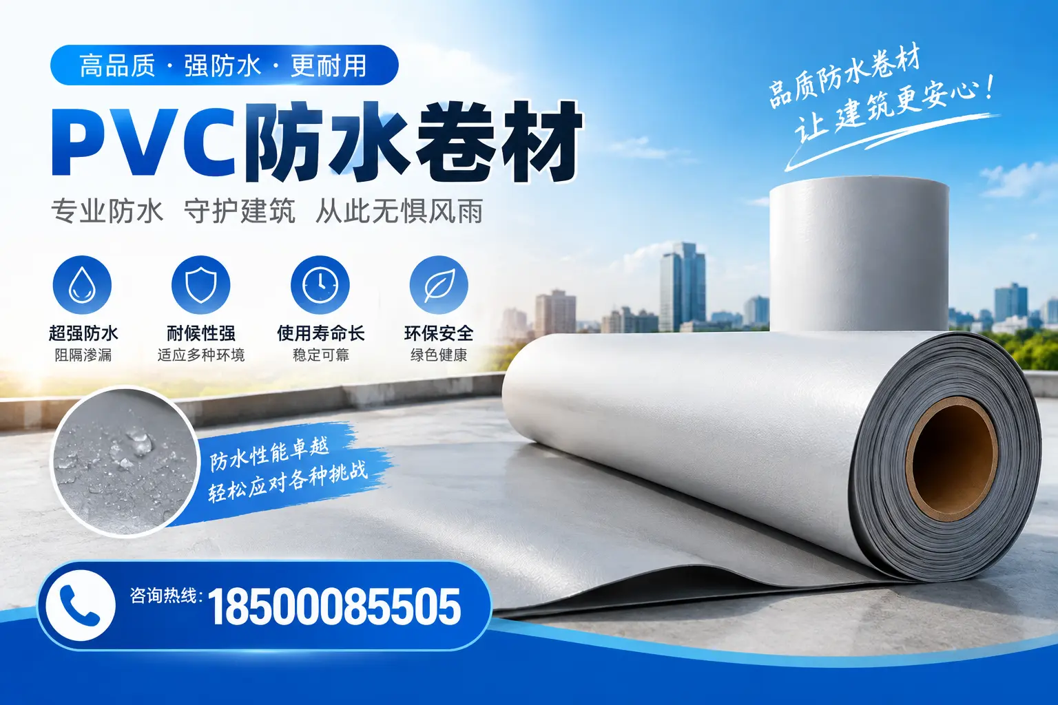 如何选择高质量的PVC防水卷材？昆明消费者必看指南